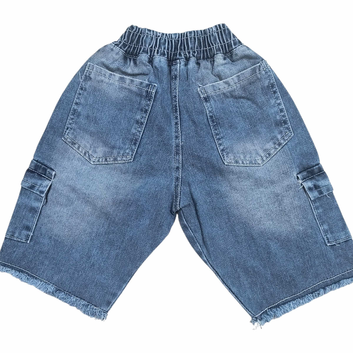 Art 2322 / Bermuda Jogger Jean Cargo con Rotura Talle 6 al 16 - Image 2