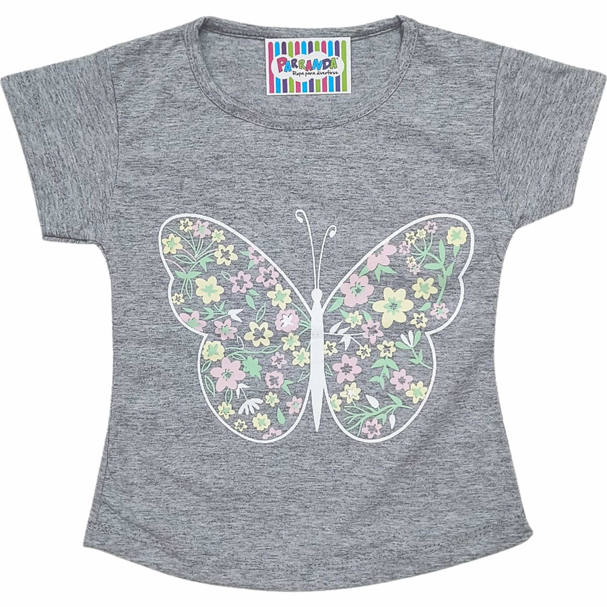 Art 2213-2 / Remeras de Algodón Peinado Con Estampa y Brillo Talle 4 al 16 - Image 4