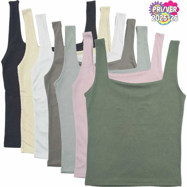 Art 2239 / Musculosa Modal Soft doble escote  JUVENIL - Talle UNICO