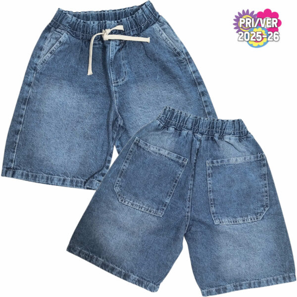 Art 2329 / Bermuda Jogger Jean Azul Talle 6 al 18