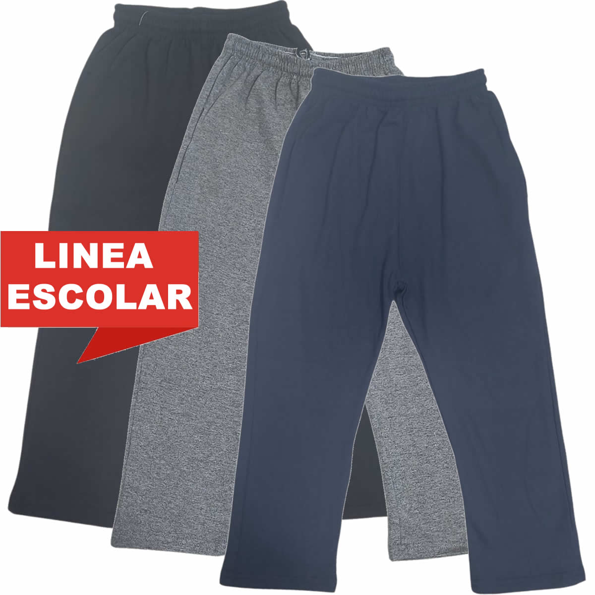 Art 2333 / Pantalon Escolar de Algodon Rustico Talle 6 al 16
