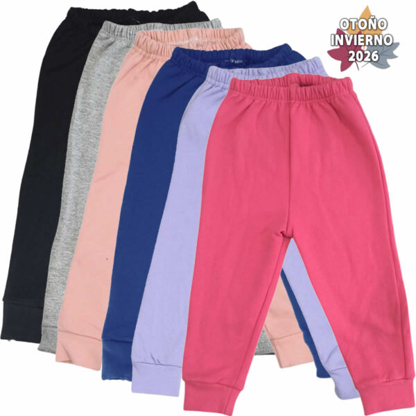 Art 2506 / Pantalon Babucha Algodon Friza  - Talle 2 al 6
