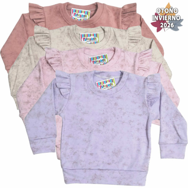 Art 2509 / Buzos de Bebe en Darlom Batik Volado - talle 2 al 6