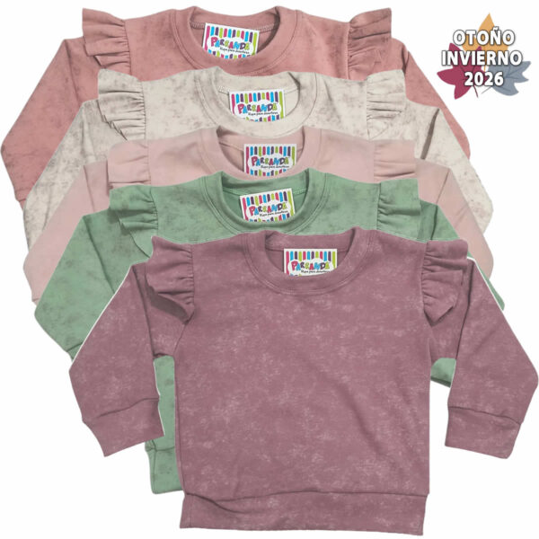 Art 2509 / Buzos de Bebe en Darlom Batik Volado - talle 2 al 6