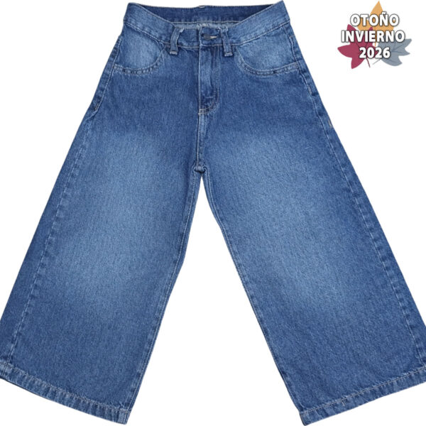 Art 2602 / Jean wild Leg Azul localizado talle 6 al 16