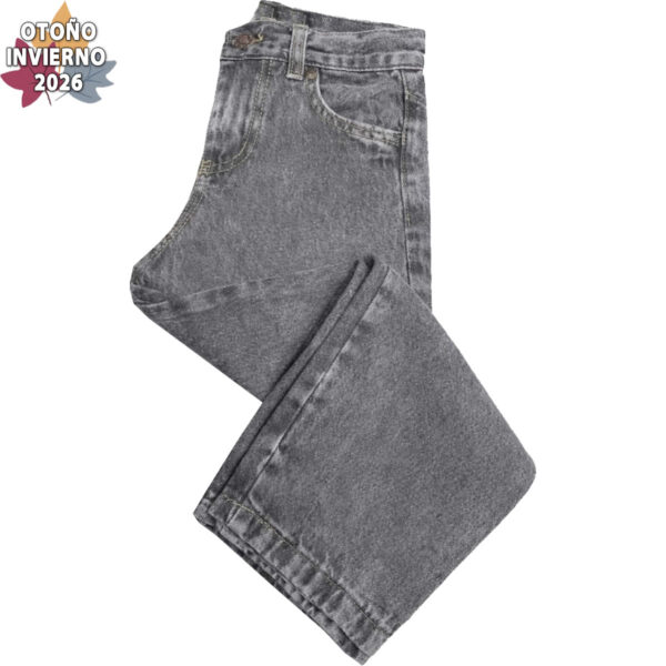 Art 2604 / Jean Mom Gris talle 4 al 16