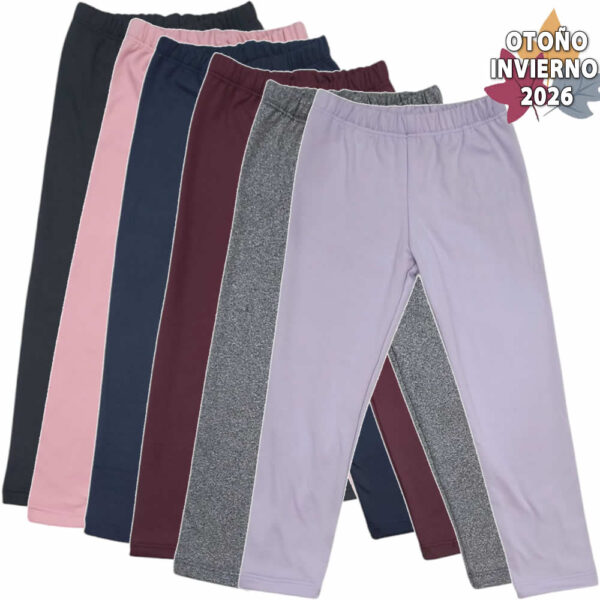 Art 2607 / Calza de Algodon Frizado Soft Import talle 4 al 16