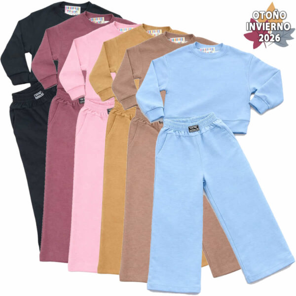 Art 2608 / Conjunto Buzo y Palazzo Darlom Talle 6 al 16