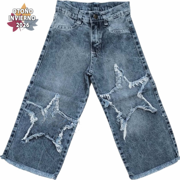 Art 2609 / Jean wild Leg Estrella talle 6 al 16