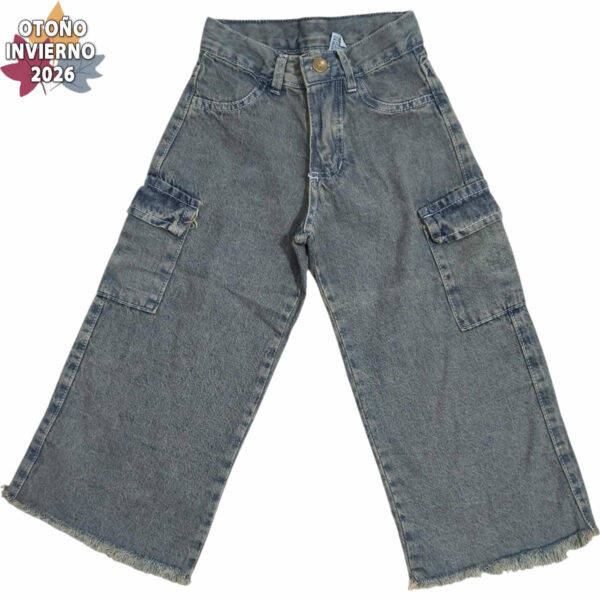 Art 2611-2 / Jean Wild Leg Cargo Oxido Talle 6 al 16