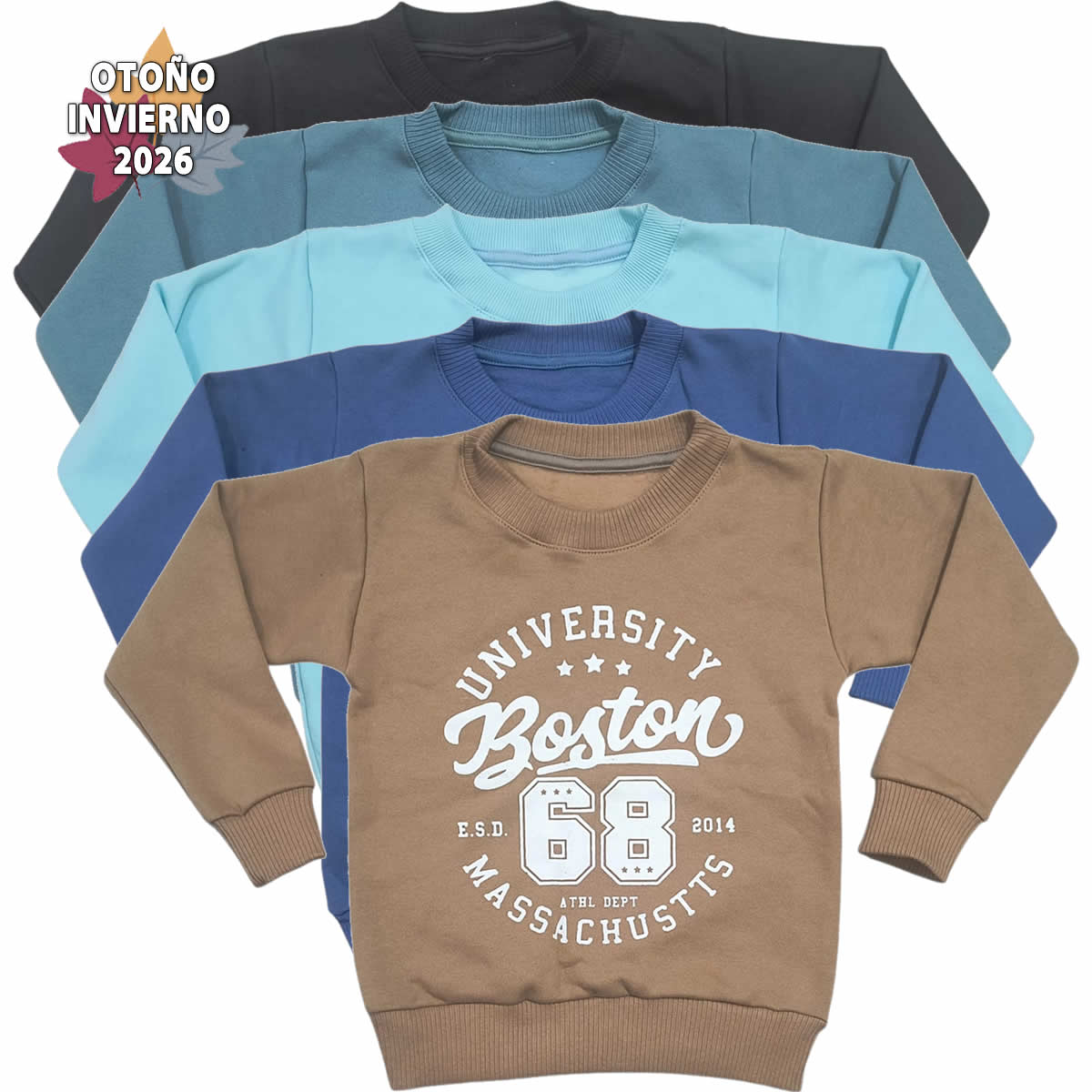 Art 2708 / Buzos de Algodon con Friza Talle 4 al 16