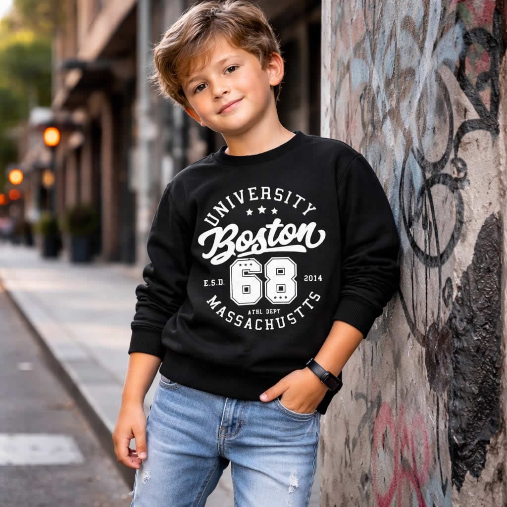 Art 2708 / Buzos de Algodon con Friza Talle 4 al 16 - Image 7