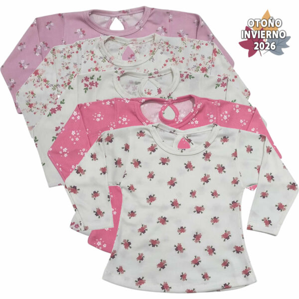 Art 2513 / Remeras Morley Estampado Bebe - talle 2 al 6