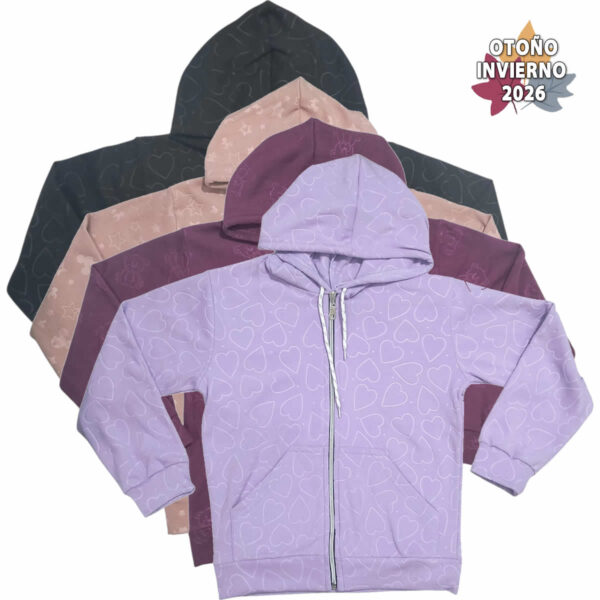 Art 2616 / Camperas en Darlom Tramado - Talle 6 al 16