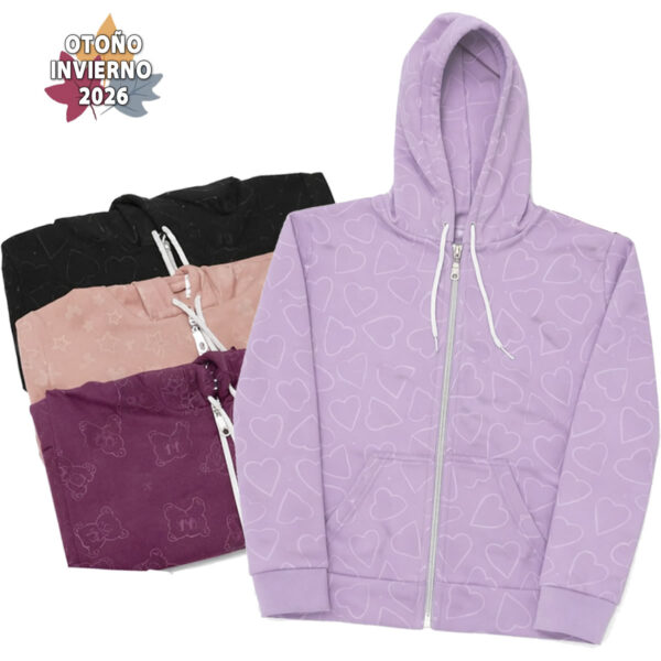 Art 2616 / Camperas en Darlom Tramado - Talle 6 al 16