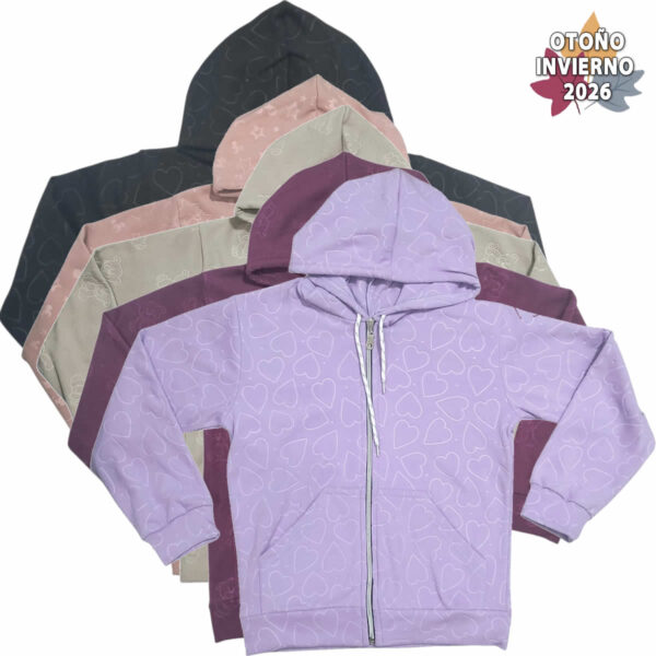 Art 2616 / Camperas en Darlom Tramado - Talle 6 al 16