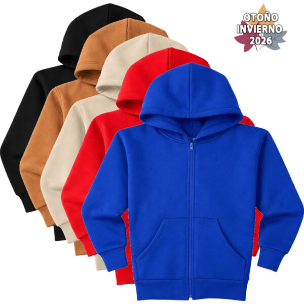 Art 2710 / Camperas de Algodon Frizado - Talle 4 al 16