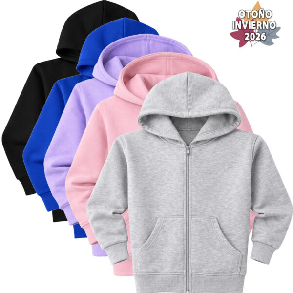 Art 2717 / Camperas de Algodon Frizado Peinado unisex - Talle 4 al 16