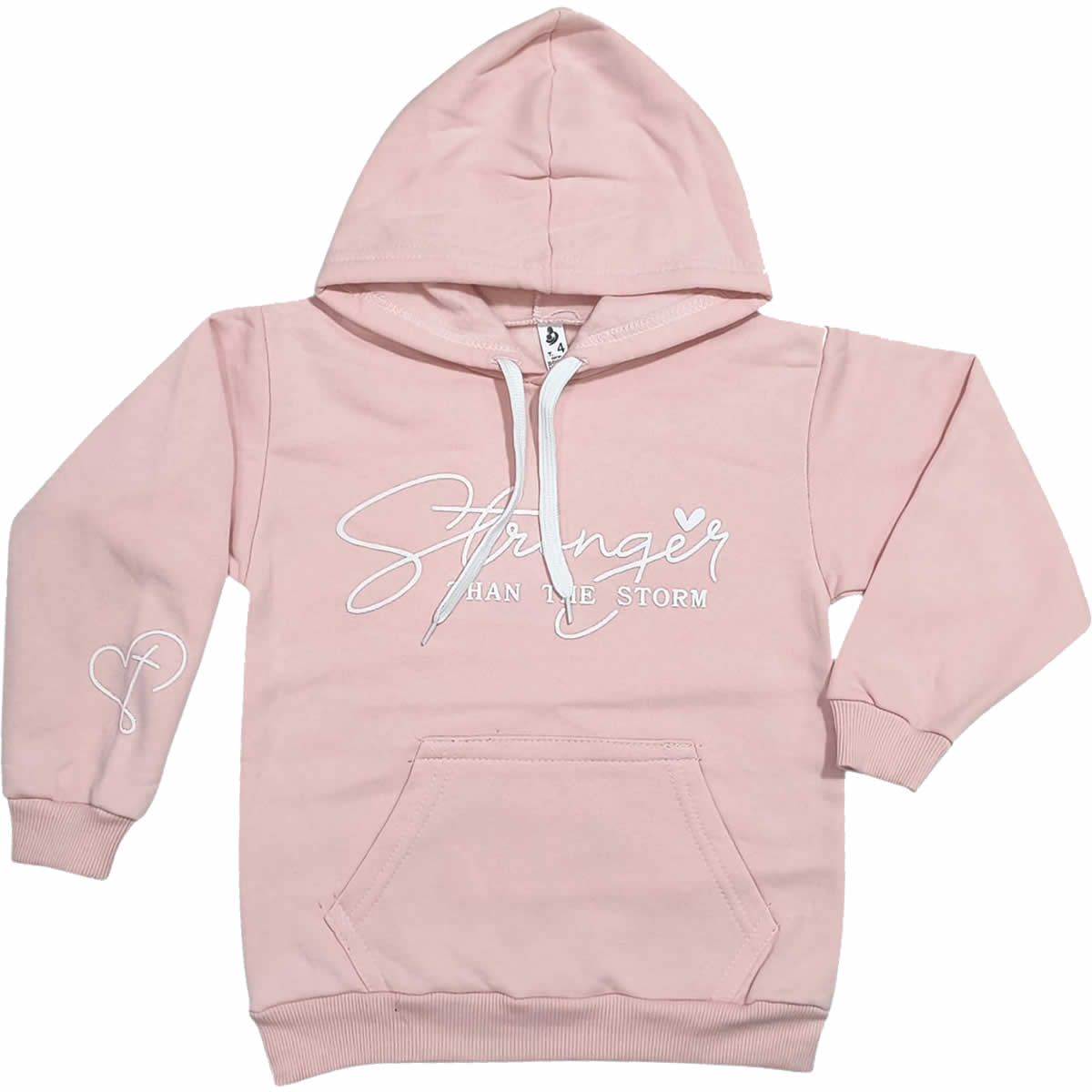 Art 2621 / Buzo Capucha Algodon Frizado con Estampa brillo - Talle 4 al 16 - Image 8