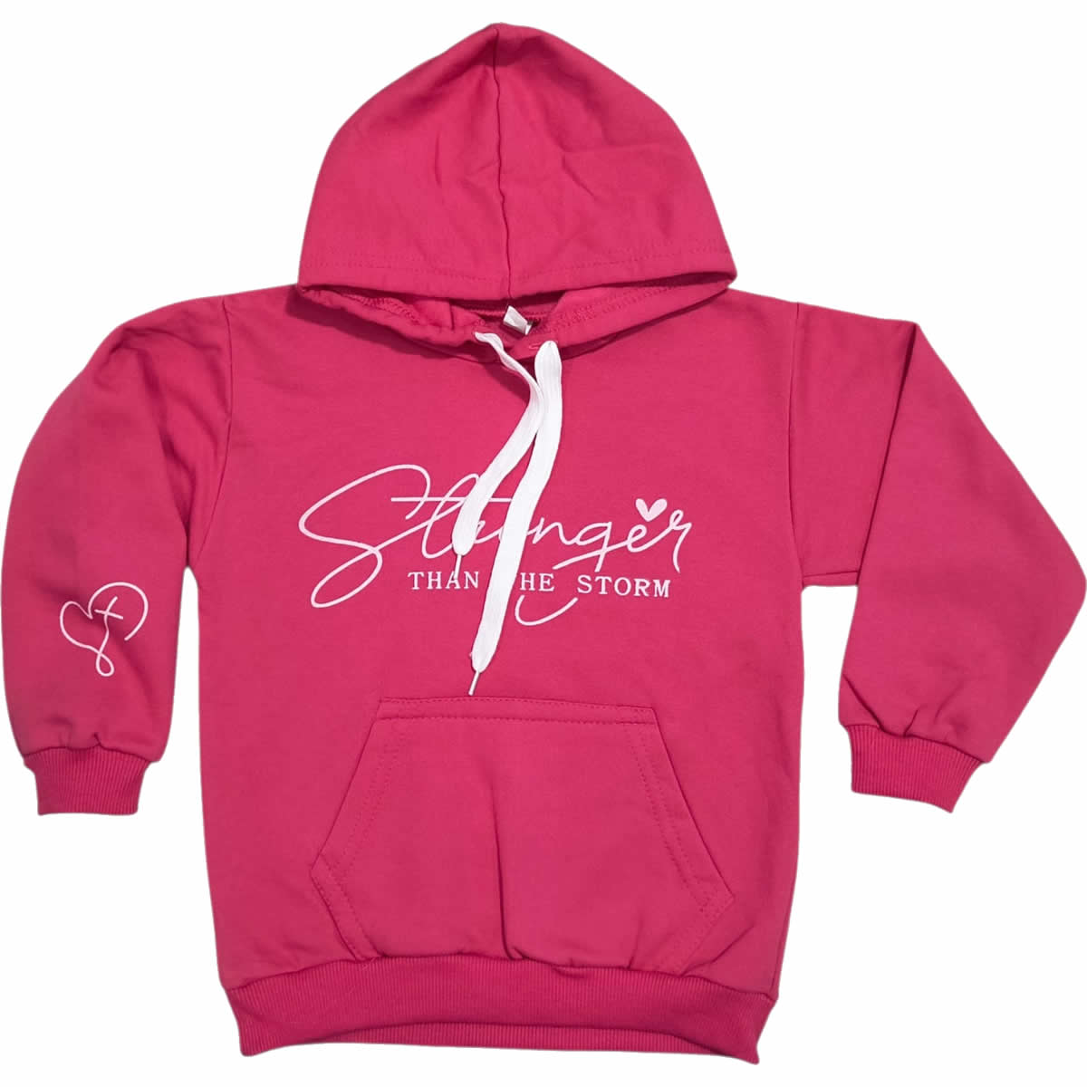 Art 2621 / Buzo Capucha Algodon Frizado con Estampa brillo - Talle 4 al 16 - Image 4