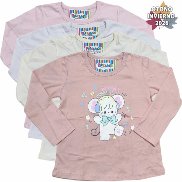 Art 2522-1 / Remeras de Algodon Estampada Talle 3 al 6