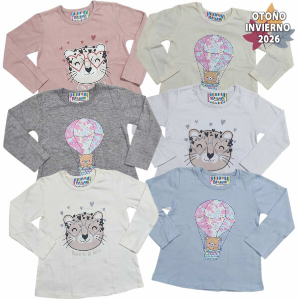 Art 2522 / Remeras de Algodon Estampada Talle 3 al 6