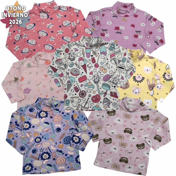 Art 2523 / Media Polera Modal Soft Estampado - talle 2 al 6 (copia)