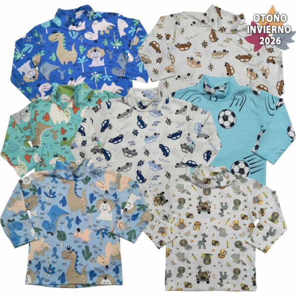 Art 2524 / Media Polera Modal Soft Estampado - talle 2 al 6