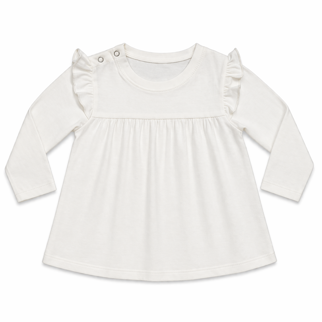 Art 2517 / Remeras Algodon Peinado Volado Bebe - talle 2 al 5 - Image 5