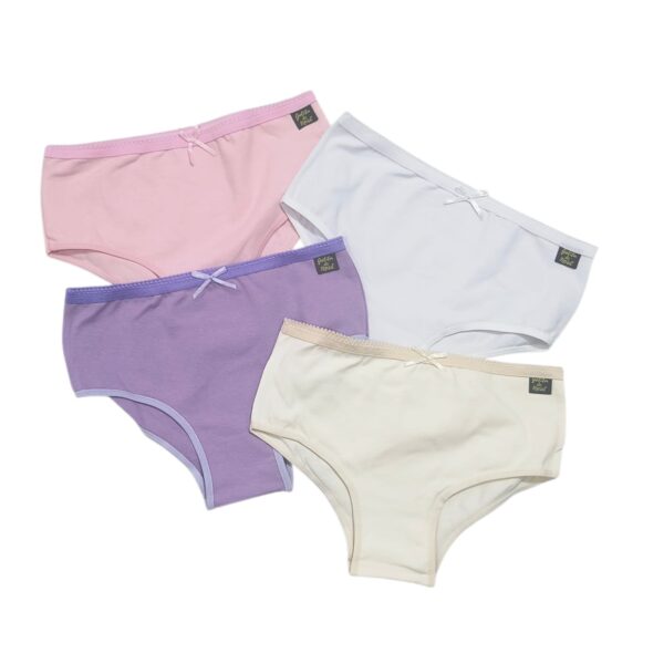 Art 2803 / Pack X 12 Bombachas Niña Algodon Liso  talle 4 6 8 Grandes