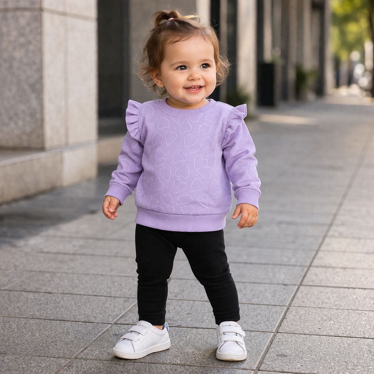 Art 2518 / Buzos de Bebe en Darlom tramado Volado - talle 2 al 6 - Image 4