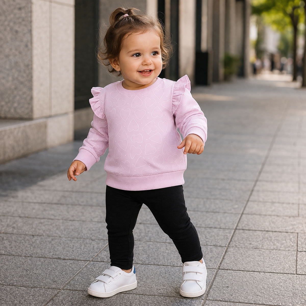 Art 2518 / Buzos de Bebe en Darlom tramado Volado - talle 2 al 6 - Image 2