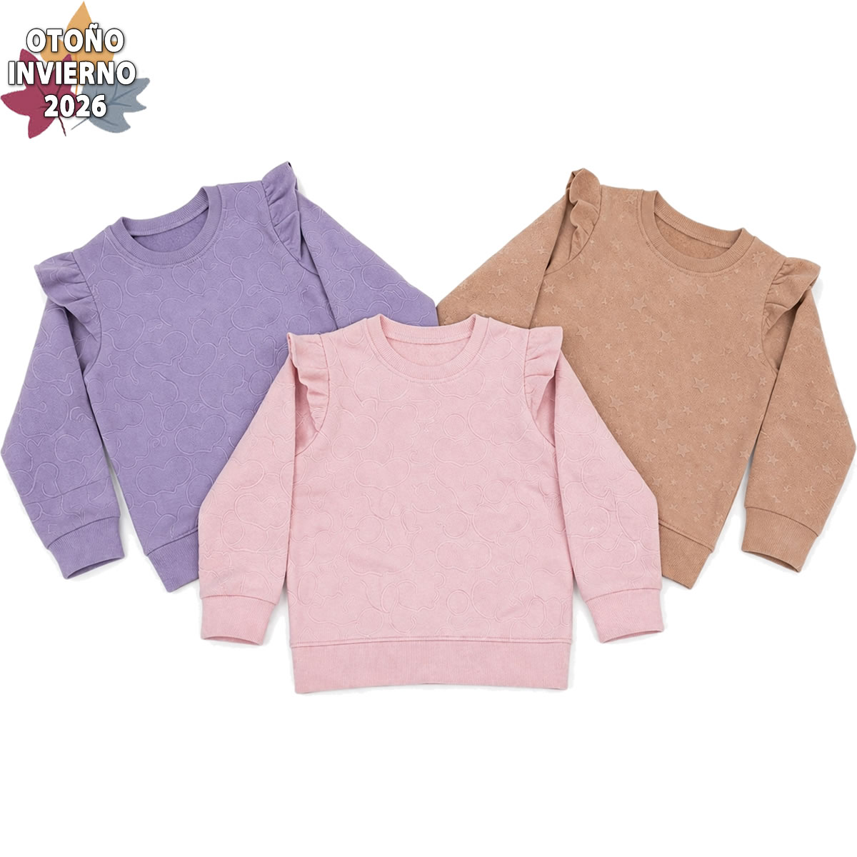 Art 2518 / Buzos de Bebe en Darlom tramado Volado - talle 2 al 6